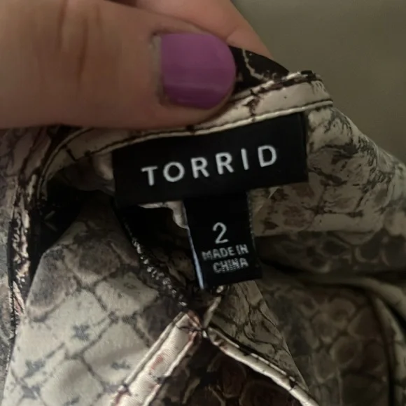 Torrid Snake Print Midi Dress 🐍 - Picture 9 of 9